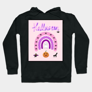 Pink Ghost Halloween Hoodie